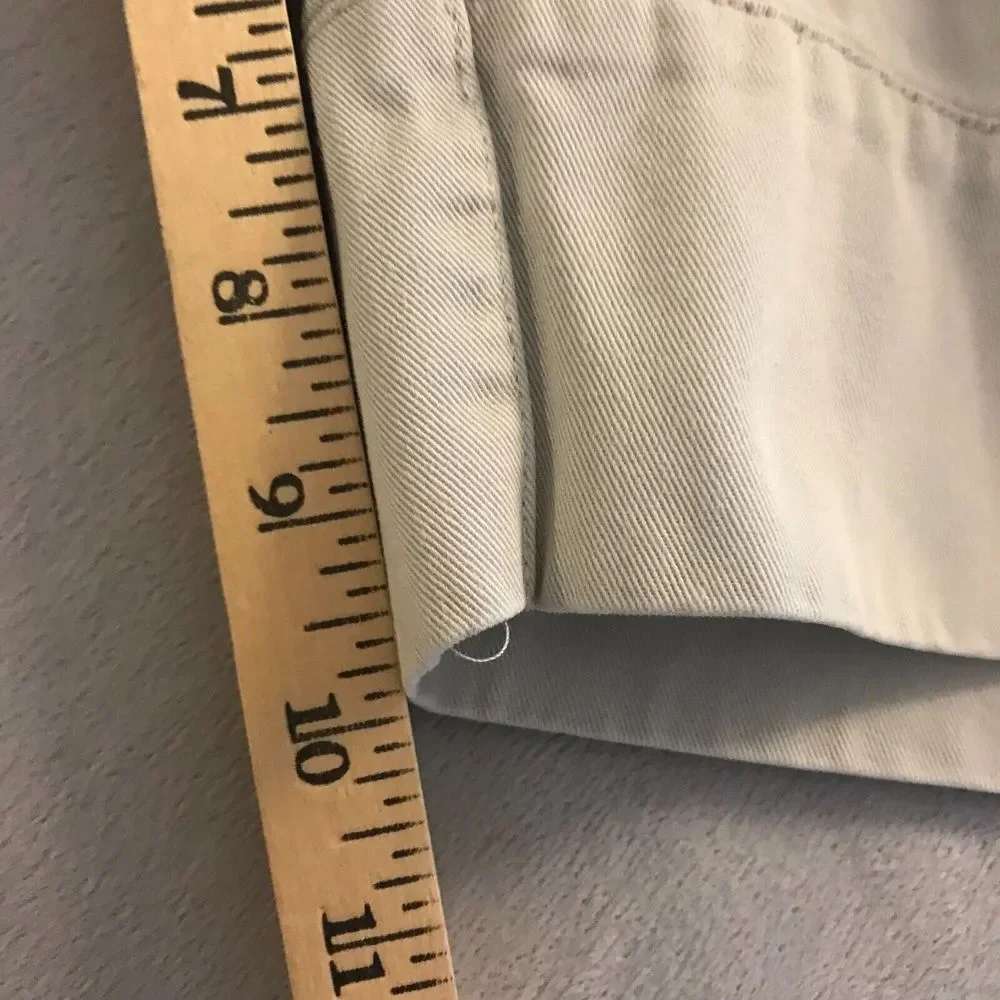 Polo Jeans Co Ralph Lauren Cargo Shorts Mens 33 Khaki Y2K Baggy Button Fly‎ READ